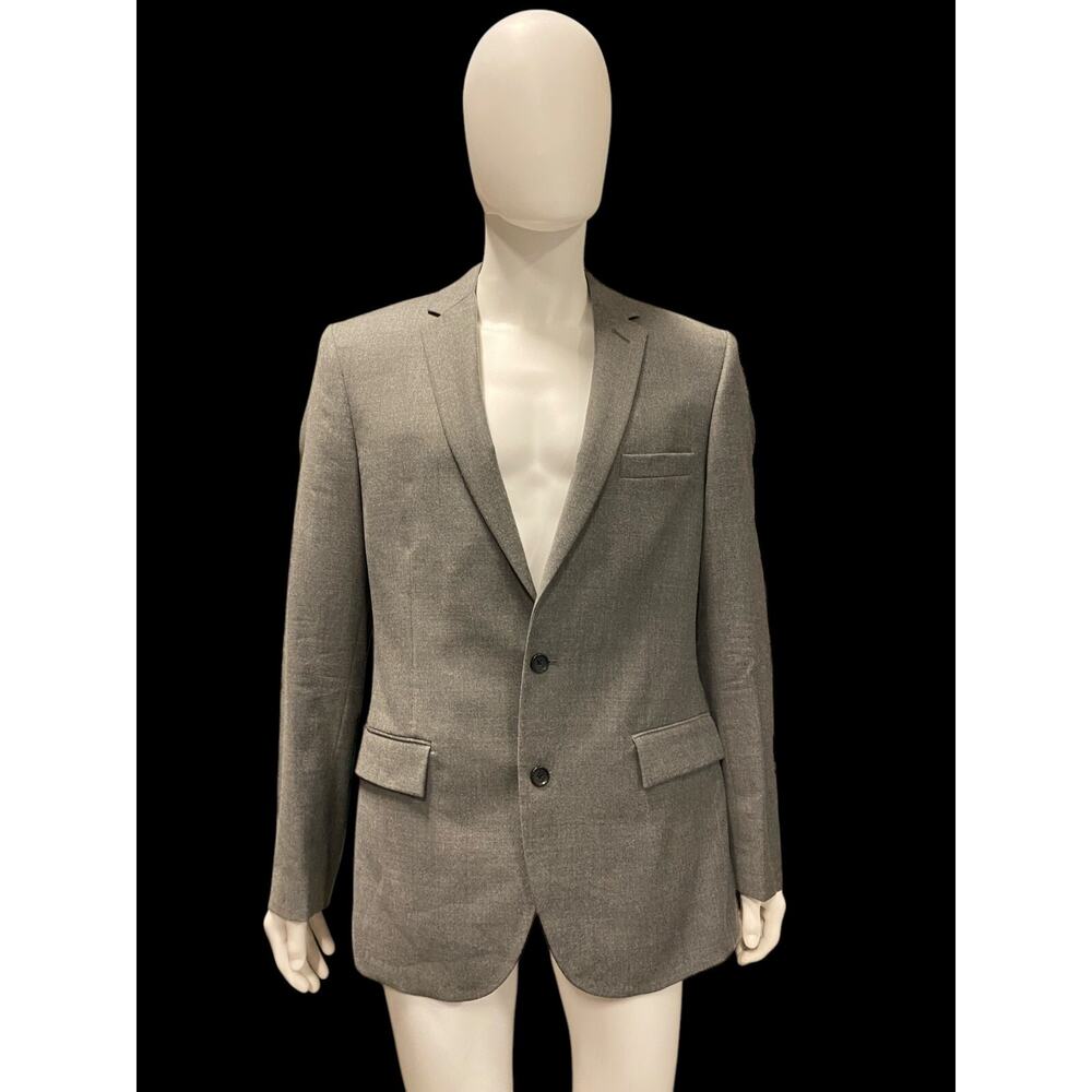 J. Crew Men's Thompson Suit Jacket Blazer Wool Blend Gray Size 42L